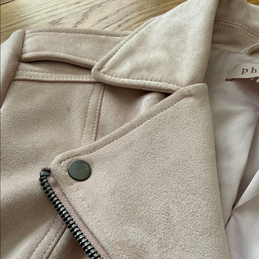 Philosophy Blush Leather Jacket - image 3